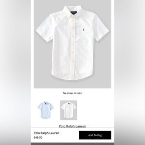 Polo Ralph Lauren toddler button down shirt